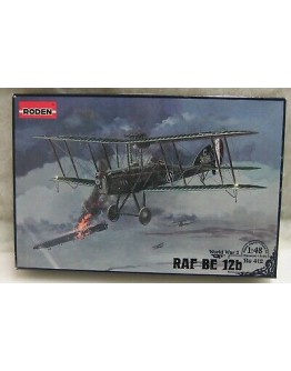 RODEN 1/48 SCALE MODEL KIT #412 - ROYAL AIRCRAFT FACTORY BE 12B - WORLD WAR 1 BRITISH FIGHTER AIRCRAFT