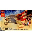 RODEN 1/32 SCALE MODEL KIT #615 - SPAD VII C.1 FIGHTER - WORLD WAR 1 LAFAYETTE AND USAAF FIGHTER AIRCRAFT