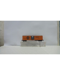 SECOND HAND N GAUGE WAGONS - SHN047 MICRO TRAINS - 51' 3 3/4" RIB SIDE MECHANICAL REEFER - SANTA FE - SHN047