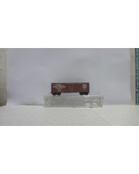 SECOND HAND N GAUGE WAGONS - SHN049 MICRO TRAINS - 40 FT STEEL BOX CAR - SEABOARD AIR LINE - SHN049