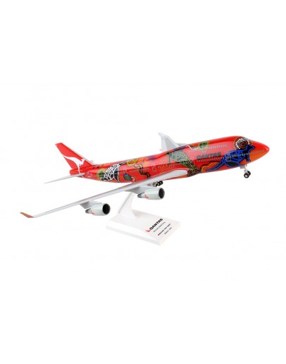 SKY MARKS 1/200 SCALE SOLID PLASTIC MODEL - SKR406 - Qantas Boeing 747-400 (Wunala Dream Livery)