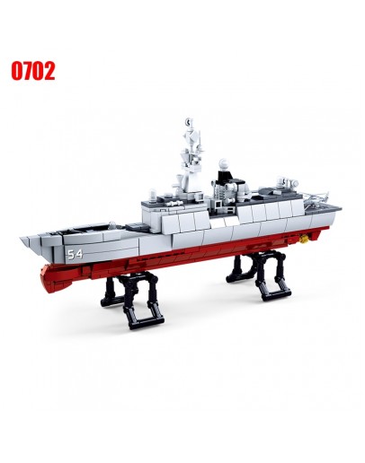 SLUBAN BRICK CONSTRUCTION MODEL - 0702 - FRIGATE SHIP SLUB0702