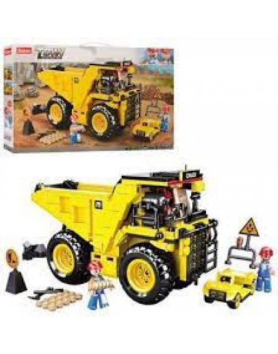 SLUBAN BRICK CONSTRUCTION MODEL - 0806 - MINING DUMP TRUCK SLUB0806