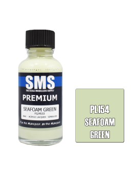 SCALE MODELLERS SUPPLY PREMIUM ACRYLIC LACQUER PAINT - PL154 - SEAFOAM GREEN (30ML)
