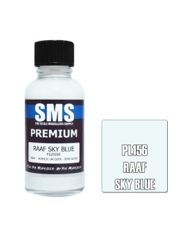 SCALE MODELLERS SUPPLY PREMIUM ACRYLIC LACQUER PAINT - PL156 - RAAF SKY BLUE (30ML)