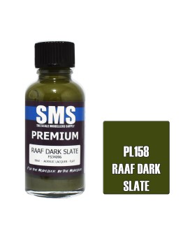SCALE MODELLERS SUPPLY PREMIUM ACRYLIC LACQUER PAINT - PL158 - RAAF DARK SLATE (30ML)