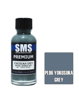 SCALE MODELLERS SUPPLY PREMIUM ACRYLIC LACQUER PAINT - PL096 - YOKOSUKA GREY (30ML)