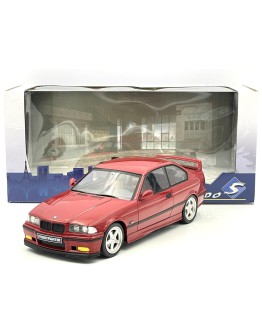 SOLIDO 1/18 SCALE DIE-CAST MODEL - 1803911 - 1884 BMW E36 COUPE M3 STREETFIGHTER - IMOLAROT RED - SD1803911