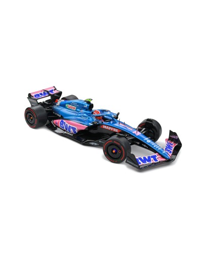 SOLIDO 1/18 SCALE DIE-CAST MODEL - 1808804 - ALPINE A522 - AUSTRALIAN GP 2022 - E.OCON