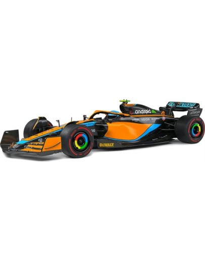 SOLIDO 1/18 SCALE DIE-CAST MODEL - 1809102 - 2022 MCLAREN MCL36 L. NORRIS - EMILIA ROMAGNA GP - SD1809102