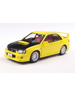 SOLIDO 1/18 SCALE DIE-CAST MODEL - 1812302 - 2003 Subaru Impreza WRX STI Street Fighter - Yellow