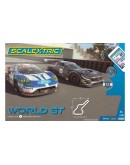SCALEXTRIC 1/32 SLOT CAR SET - C1403S - ARC AIR WORLD GT - FORD GT GTE v MERCEDES BENZ AMG GT3