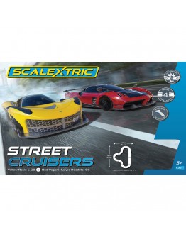 SCALEXTRIC 1/32 SLOT CAR SET - C1422S - Street Cruisers