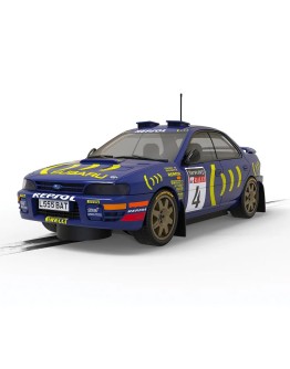 SCALEXTRIC 1/32 SLOT CAR - C4428 - Subaru Impreza WRX - Colin Mcrae 1995 World Champion Edition