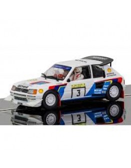 SCALEXTRIC 1/32 SLOT CAR - C3751 - PEUGEOT 205 T16 - 1985 1000 LAKES RALLY - SX3751