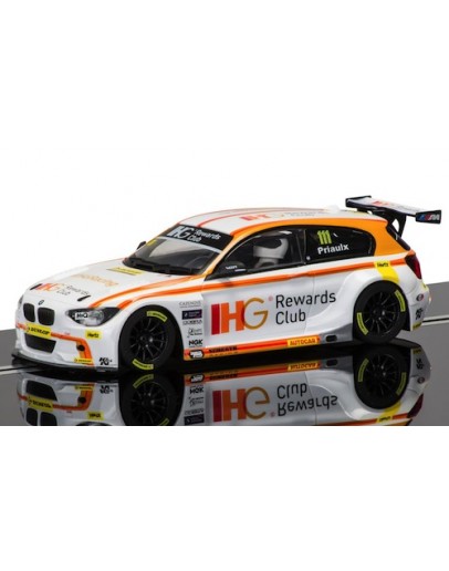 SCALEXTRIC 1/32 SLOT CAR - C3784 - BMW125 SERIES 1 - BTCC 2015 CROFT CIRCUIT # 111 ANDY PRIAULX