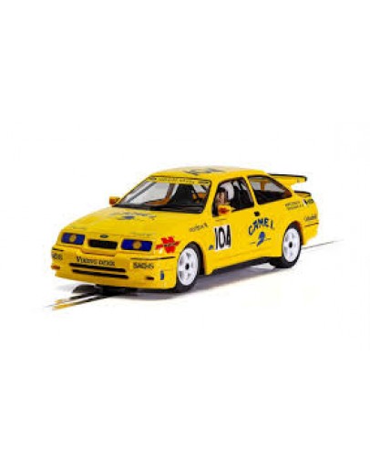 SCALEXTRIC 1/32 SLOT CAR - C4155 - FORD SIERRA RS500 -BTCC #104 BJORN SKOGSTAD