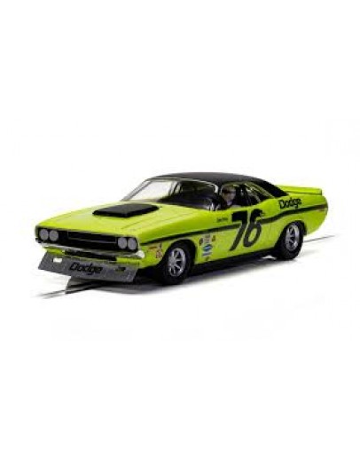 SCALEXTRIC 1/32 SLOT CAR - C4164 - DODGE CHALLENGER # 76 SAM POSEY