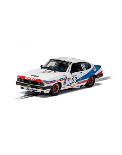 SCALEXTRIC 1/32 SLOT CAR - C4222 - FORD CAPRI MKIII - SPA 24HRS 1981 - WOODMAN, BUNCOMBE & CLARK 