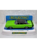 SCALEXTRIC 1/32 SLOT CAR - C4326 - DODGE CHARGER RT - SUBLIME GREEN
