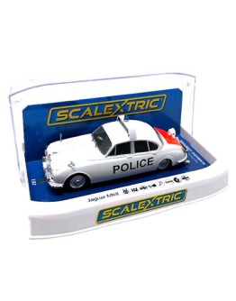 SCALEXTRIC 1/32 SLOT CAR - C4420 JAGUAR MK II - POLICE EDITION - SX4420
