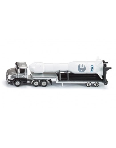 SIKU SUPER DIE-CAST MODELS - 1614 - Low Loader with Rocket