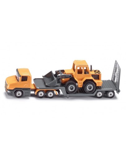 SIKU SUPER DIE-CAST MODELS - 1616 - Low Loader with Front Loader