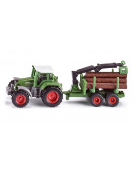 SIKU SUPER DIE-CAST MODELS - 1645 - Tractor with Forestry Trailer