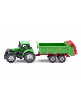 SIKU SUPER DIE-CAST MODELS - 1673 - Tractor with Universal Manure Spreader 