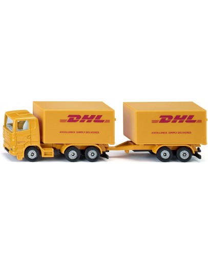 SIKU SUPER DIE-CAST MODELS - 1694 - DHL Truck with Trailer