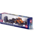 SIKU 1/87 DIE-CAST MODEL - 1790 - MAN TGX XXL Truck with Low Loader and JCB Wheel Loader