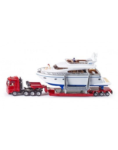 SIKU 1/87 DIE-CAST MODEL - 1849 - Transporter with Yatch