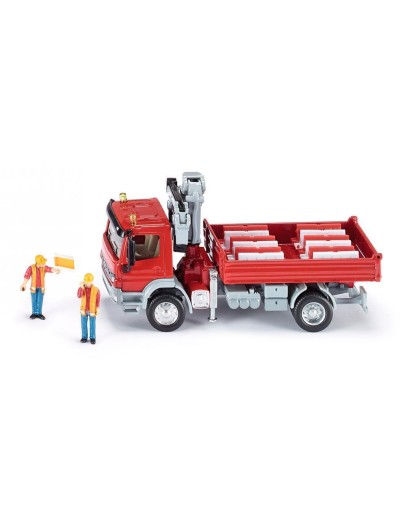 SIKU 1/50 DIE-CAST MODEL VEHICLE - 3534 - Mercedes Atego with Crane 