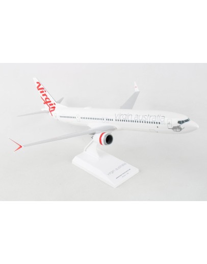 SKY MARKS 1/130 SCALE SOLID PLASTIC MODEL - SKR1124 - Virgin Australia Boeing 737 MAX 10