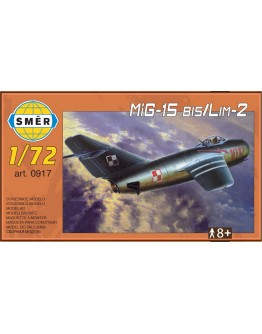 SMER 1/72 SCALE MODEL KIT - 0917 - Mig-15 BIS/Lim-2