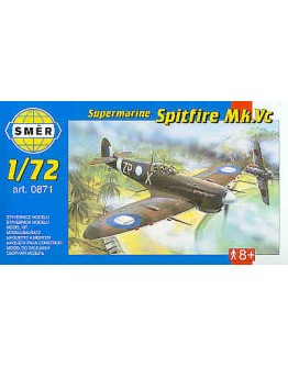 SMER 1/72 SCALE MODEL KIT - 0871 - Supermarine Spitfire Mk.Vc