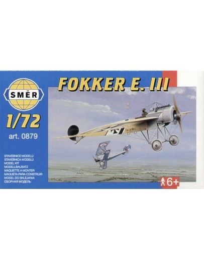 SMER 1/72 SCALE MODEL KIT - 0879 - Fokker E. III 