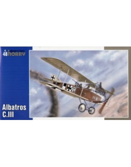 SPECIAL HOBBY 1/48 SCALE PLASTIC MODEL AIRCRAFT KIT - SH48090 - WW1 GERMAN FIGHTER ALBATROS C.III - SH48090