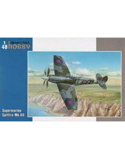 SPECIAL HOBBY 1/48 SCALE PLASTIC MODEL AIRCRAFT KIT - SH48107 SPITFIRE Mk XII SH48107