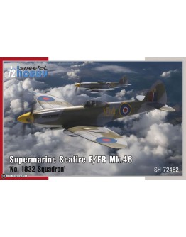 SPECIAL HOBBY 1/72 SCALE PLASTIC MODEL AIRCRAFT KIT - SH72482 - WW2 BRITISH FIGHTER SUPERMARINE SEAFIRE F/FR MK 46 - SH72482