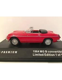 TRIPLE 9 DIECAST 1/43 AUTO MODEL - 100001 64 MGB ROADSTER RED T9P100001