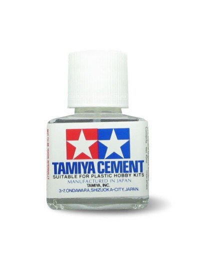 TAMIYA GLUE 87003 - TAMIYA CEMENT (WHITE BOTTLE) 40ML TA87003