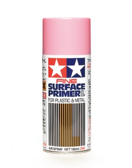 TAMIYA SPRAY CANS - 87146 - Fine Surface Primer For Plastic & Metal Pink