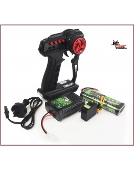 TORNADO RC BUNDLE - TRANSMITTER, RECEIVER, BATTERY, SERVO, CHARGER and (ESC)  ELECTRONIC SPEED CONTROLLER TRCTXBUNDL