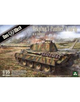 DAS WERK 1/35 SCALE PLASTIC MODEL KIT - 35009 - PANTHER A EARLY - DWK35009