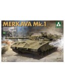 TAKOM 1/35 SCALE PLASTIC MODEL KIT - 2078 - ISRAELI MERKAVA MAIN BATTLE TANK MK 1 TAK02078