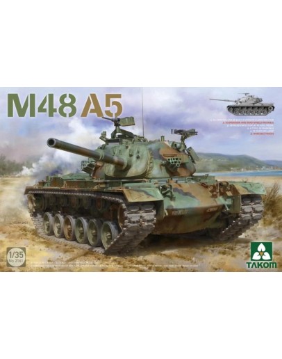 TAKOM 1/35 SCALE PLASTIC MODEL KIT - 2161 - M48A5