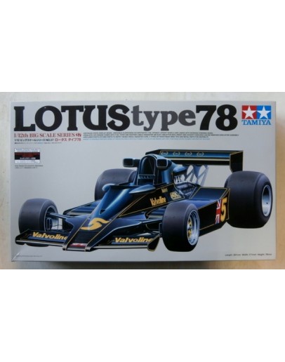 TAMIYA 1/12 SCALE MODEL CAR KIT - 12037 - LOTUS TYPE 78 - TA12037