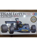 TAMIYA 1/12 SCALE MODEL CAR KIT - 12046 - LOTUS TYPE 72D 1972 - TA12046