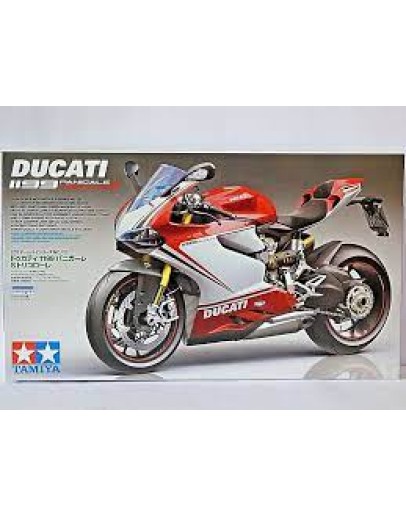 TAMIYA 1/12 SCALE MODEL MOTOR CYCLE KIT - 14129 - 11299 DUCATI PANIGALE 